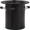 vidaXL - Camping - houtkachel - 50x33,5x30,5 - cm - staal - zwart