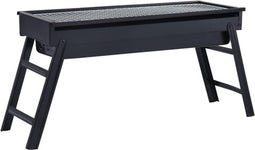 vidaXL Campingbarbecue draagbaar 60x22.5x33 cm roestvrij staal
