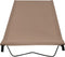 vidaXL - Campingbed - 180x60x19 - cm - oxford - stof - en - staal - taupe