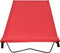 vidaXL - Campingbed - 180x60x19 - cm - oxford - stof - en - staal - rood