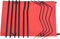 vidaXL - Campingbed - 180x60x19 - cm - oxford - stof - en - staal - rood