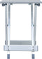 vidaXL - Campingkruk - 28x26x39 - cm - aluminium