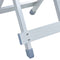 vidaXL - Campingkruk - 28x26x39 - cm - aluminium