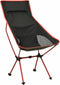 vidaXL - Campingstoel - inklapbaar - PVC - en - aluminium - zwart