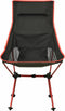 vidaXL - Campingstoel - inklapbaar - PVC - en - aluminium - zwart