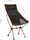 vidaXL - Campingstoel - inklapbaar - PVC - en - aluminium - zwart