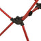 vidaXL - Campingstoel - inklapbaar - PVC - en - aluminium - zwart