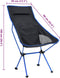 vidaXL - Campingstoel - inklapbaar - PVC - en - aluminium - zwart