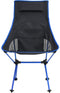 vidaXL - Campingstoel - inklapbaar - PVC - en - aluminium - zwart
