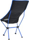 vidaXL - Campingstoel - inklapbaar - PVC - en - aluminium - zwart