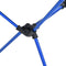 vidaXL - Campingstoel - inklapbaar - PVC - en - aluminium - zwart