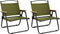 vidaXL - Campingstoelen - 2 - st - 54x43x59 - cm - oxford - stof - groen