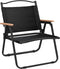vidaXL - Campingstoelen - 2 - st - 54x43x59 - cm - oxford - stof - zwart