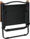 vidaXL - Campingstoelen - 2 - st - 54x43x59 - cm - oxford - stof - zwart