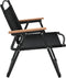 vidaXL - Campingstoelen - 2 - st - 54x43x59 - cm - oxford - stof - zwart