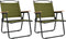 vidaXL - Campingstoelen - 2 - st - 54x55x78 - cm - oxford - stof - groen