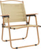 vidaXL - Campingstoelen - 2 - st - 54x55x78 - cm - oxford - stof - beige