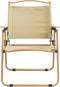 vidaXL - Campingstoelen - 2 - st - 54x55x78 - cm - oxford - stof - beige
