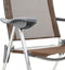 vidaXL - Campingstoelen - 2 - st - inklapbaar - aluminium - bruin