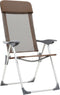 vidaXL - Campingstoelen - 2 - st - inklapbaar - aluminium - bruin