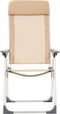 vidaXL - Campingstoelen - 2 - st - inklapbaar - aluminium - crèmewit