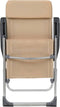 vidaXL - Campingstoelen - 2 - st - inklapbaar - aluminium - crèmewit