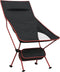 vidaXL - Campingstoelen - 2 - st - inklapbaar - oxford - stof - en - aluminium - zwart