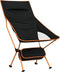 vidaXL - Campingstoelen - 2 - st - inklapbaar - oxford - stof - en - aluminium - zwart