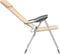 vidaXL - Campingstoelen - 4 - st - inklapbaar - aluminium - crèmewit