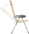 vidaXL - Campingstoelen - 4 - st - inklapbaar - aluminium - crèmewit