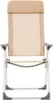 vidaXL - Campingstoelen - 4 - st - inklapbaar - aluminium - crèmewit