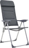 vidaXL - Campingstoelen - 58x69x111 - cm - aluminium - grijs - 2 - st