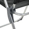 vidaXL - Campingstoelen - inklapbaar - aluminium - zwart - 4 - st