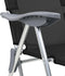 vidaXL - Campingstoelen - met - voetensteun - 2 - st - inklapbaar - textileen - zwart