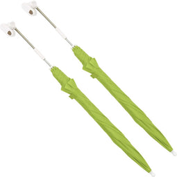 vidaXL - Campingstoelparasols - 2 - st - 105 - cm - groen