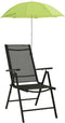 vidaXL - Campingstoelparasols - 2 - st - 105 - cm - groen
