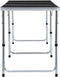vidaXL - Campingtafel - inklapbaar - 180x60 - cm - aluminium - grijs