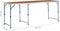 vidaXL - Campingtafel - inklapbaar - 180x60 - cm - aluminium