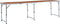 vidaXL - Campingtafel - inklapbaar - 240x60 - cm - aluminium