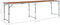 vidaXL - Campingtafel - inklapbaar - 240x60 - cm - aluminium