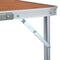 vidaXL - Campingtafel - inklapbaar - 240x60 - cm - aluminium