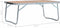 vidaXL - Campingtafel - inklapbaar - 60x40 - cm - aluminium - bruin