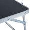 vidaXL - Campingtafel - inklapbaar - 60x40 - cm - aluminium - grijs