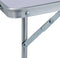 vidaXL - Campingtafel - inklapbaar - 60x40 - cm - aluminium - wit