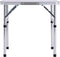 vidaXL - Campingtafel - inklapbaar - 60x45 - cm - aluminium - wit