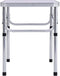 vidaXL - Campingtafel - inklapbaar - 60x45 - cm - aluminium - wit
