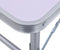 vidaXL - Campingtafel - inklapbaar - 60x45 - cm - aluminium - wit