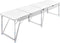 vidaXL - Campingtafel - inklapbaar - en - verstelbaar - 240x60 - cm - aluminium