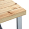 vidaXL - Campingtafel - inklapbaar - met - 4 - zitjes - staal - en - aluminium