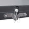 vidaXL - Campingtafel - met - vier - zittingen - inklapbaar - aluminium - grijs